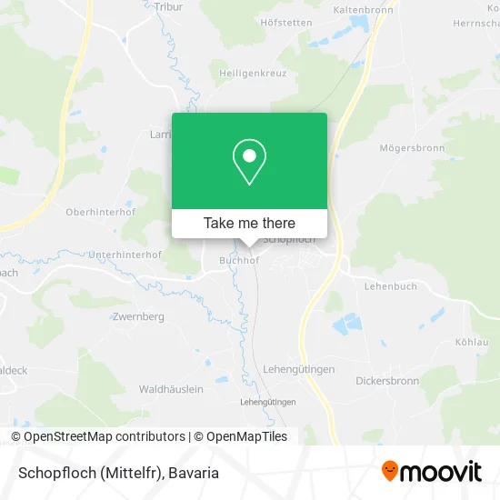 Карта Schopfloch (Mittelfr)