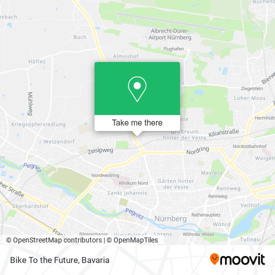 Bike To the Future map