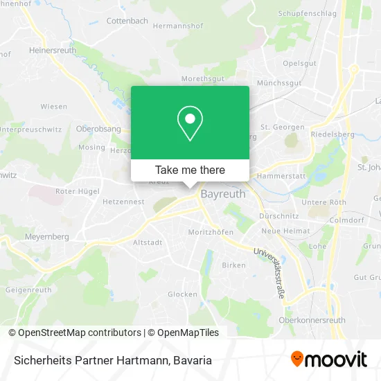 Карта Sicherheits Partner Hartmann
