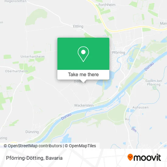Карта Pförring-Dötting