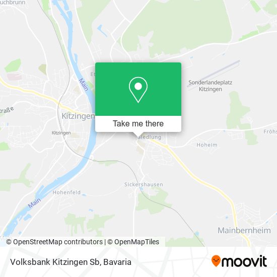 Volksbank Kitzingen Sb map