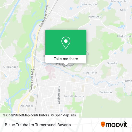 Blaue Traube Im Turnerbund map