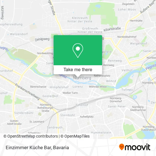 Карта Einzimmer Küche Bar