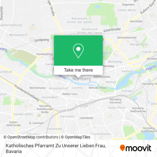 Карта Katholisches Pfarramt Zu Unserer Lieben Frau