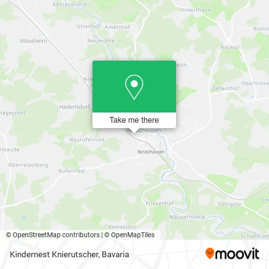 Карта Kindernest Knierutscher