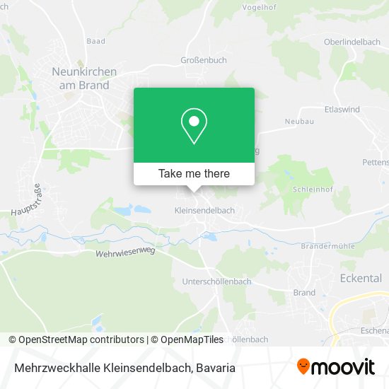 Mehrzweckhalle Kleinsendelbach map