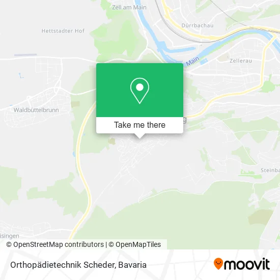 Orthopädietechnik Scheder map