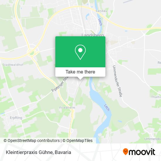 Kleintierpraxis Gühne map