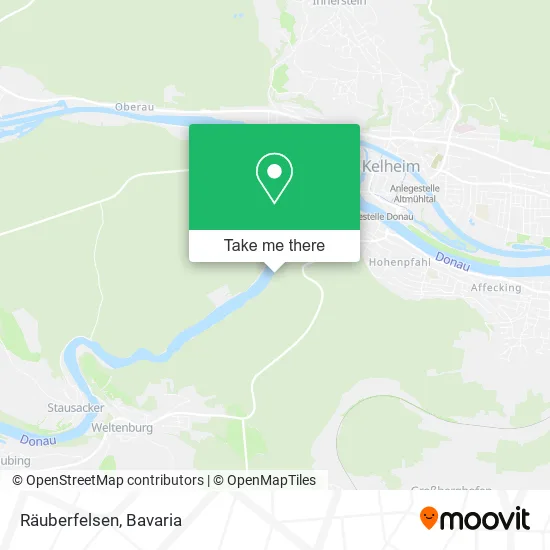 Räuberfelsen map