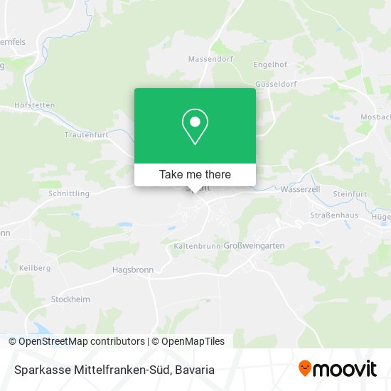 Sparkasse Mittelfranken-Süd map