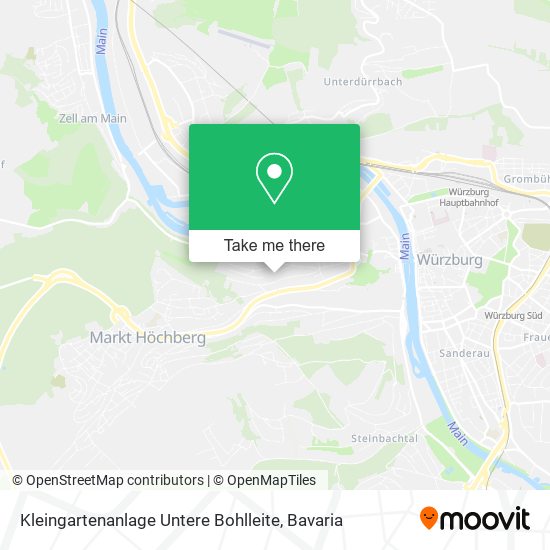 Карта Kleingartenanlage Untere Bohlleite