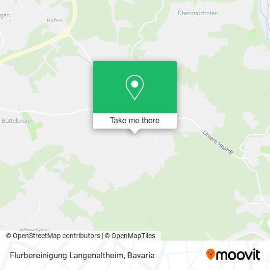 Карта Flurbereinigung Langenaltheim