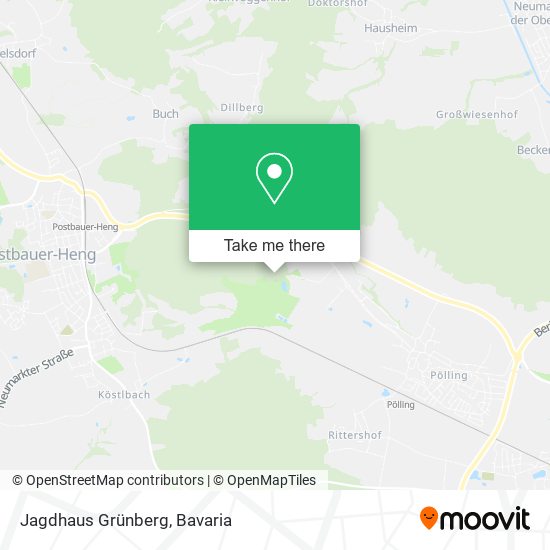 Jagdhaus Grünberg map
