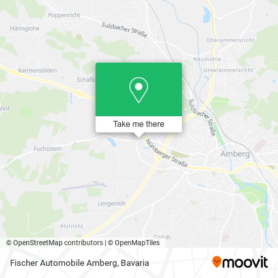 Fischer Automobile Amberg map