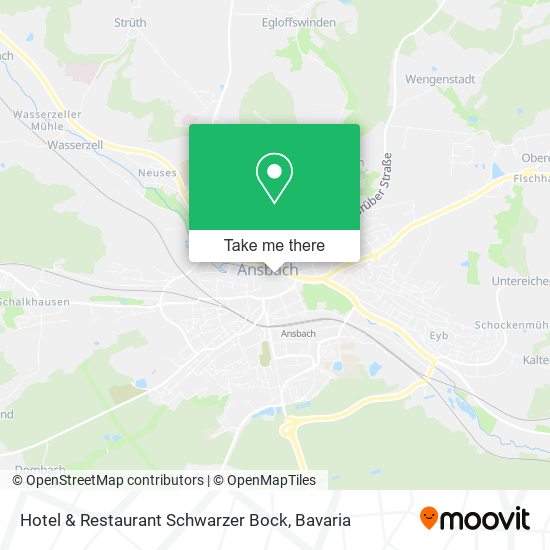 Hotel & Restaurant Schwarzer Bock map
