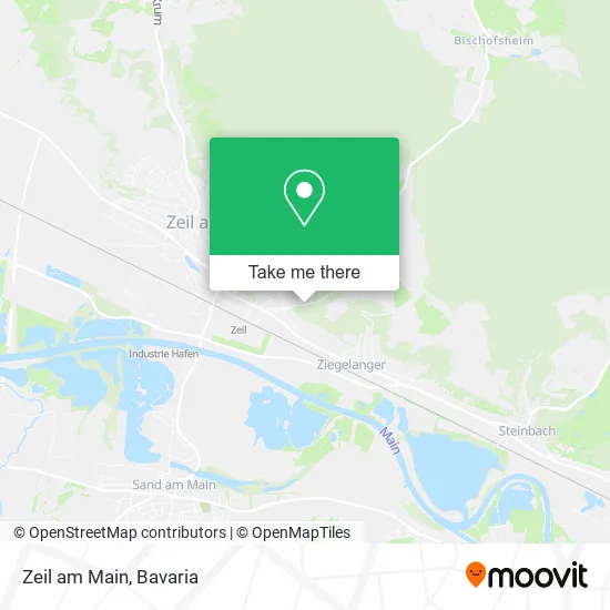 Карта Zeil am Main