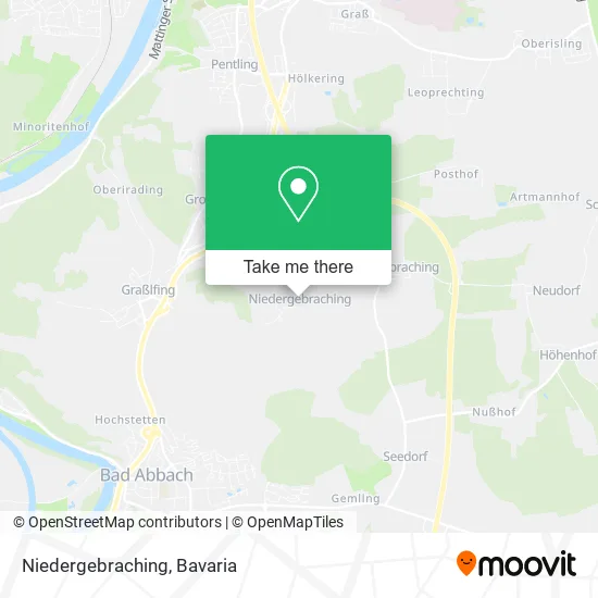 Карта Niedergebraching