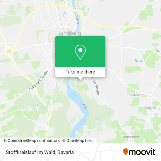 Карта Stoffkreislauf Im Wald