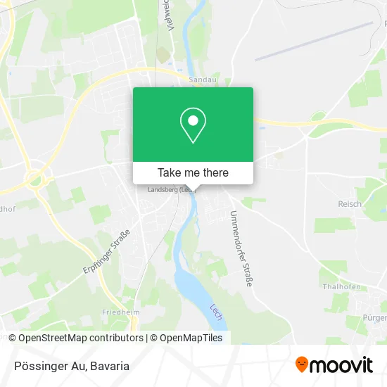 Карта Pössinger Au