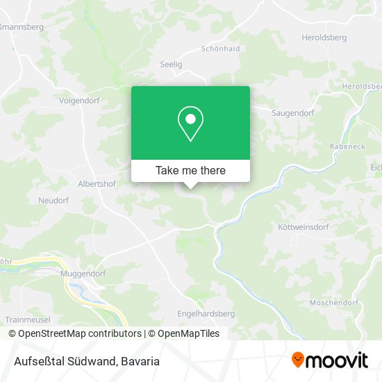 Aufseßtal Südwand map