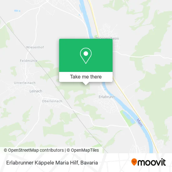 Карта Erlabrunner Käppele Maria Hilf