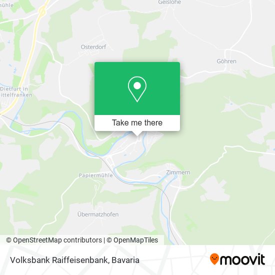 Volksbank Raiffeisenbank map