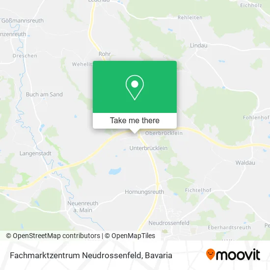 Карта Fachmarktzentrum Neudrossenfeld