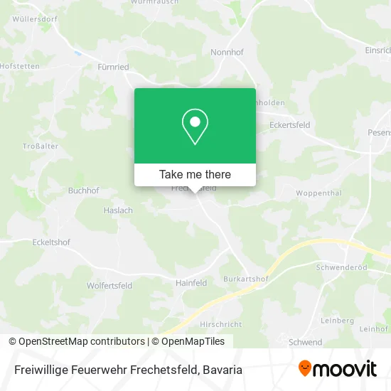 Карта Freiwillige Feuerwehr Frechetsfeld