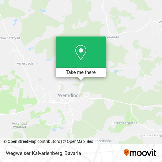 Wegweiser Kalvarienberg map