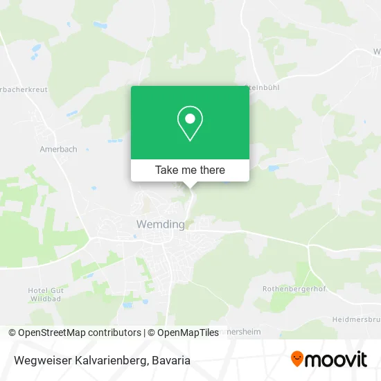 Карта Wegweiser Kalvarienberg