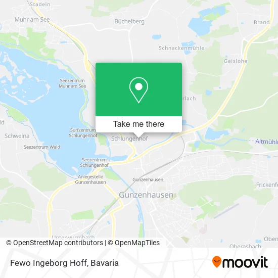 Карта Fewo Ingeborg Hoff