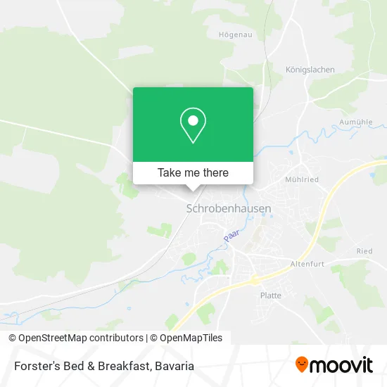 Карта Forster's Bed & Breakfast