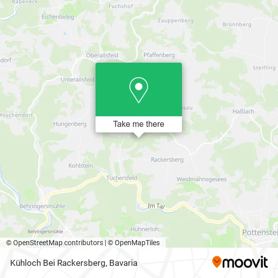 Карта Kühloch Bei Rackersberg