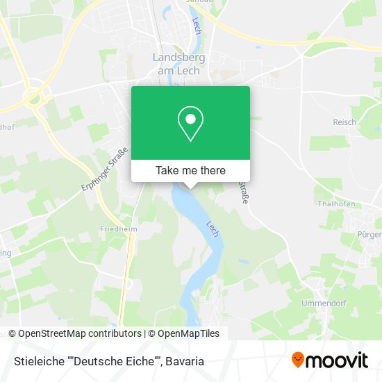 Stieleiche ""Deutsche Eiche"" map