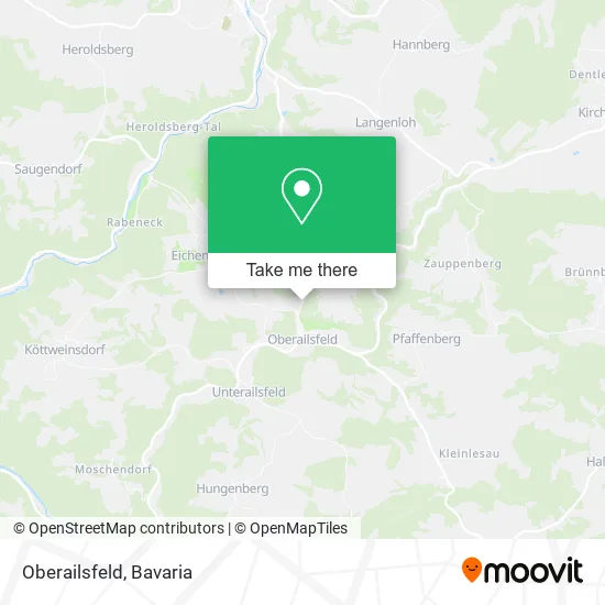 Карта Oberailsfeld