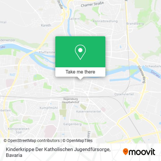 Kinderkrippe Der Katholischen Jugendfürsorge map