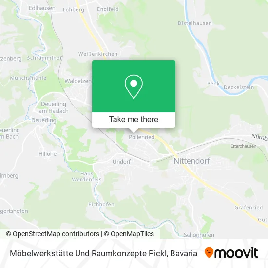 Карта Möbelwerkstätte Und Raumkonzepte Pickl
