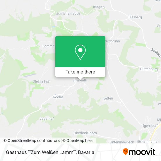 Gasthaus ""Zum Weißen Lamm"" map