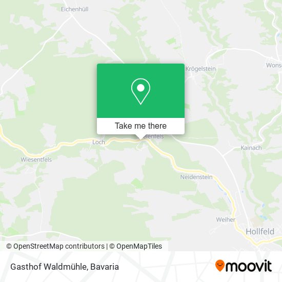 Gasthof Waldmühle map