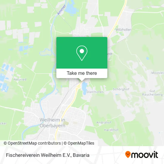 Карта Fischereiverein Weilheim E.V.