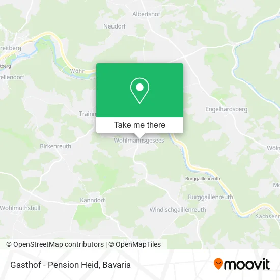 Карта Gasthof - Pension Heid