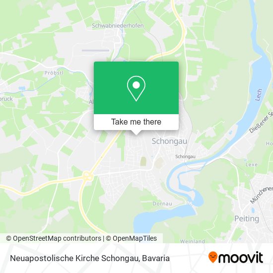 Neuapostolische Kirche Schongau map