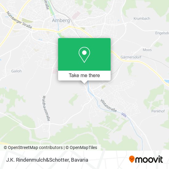 J.K. Rindenmulch&Schotter map