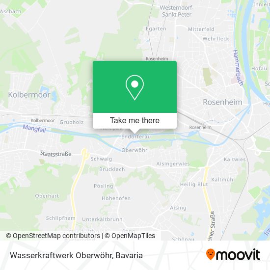 Wasserkraftwerk Oberwöhr map