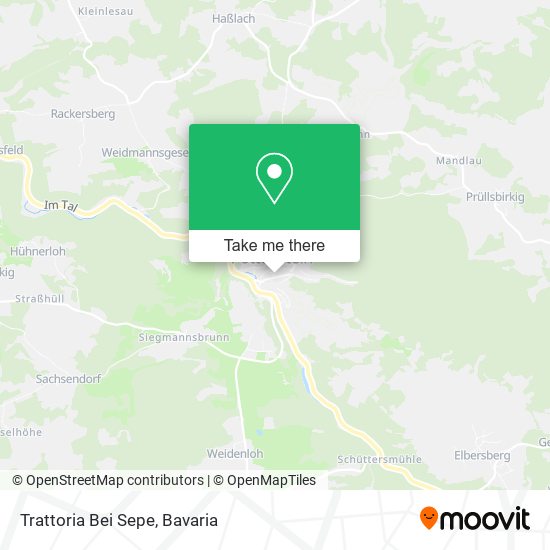 Trattoria Bei Sepe map