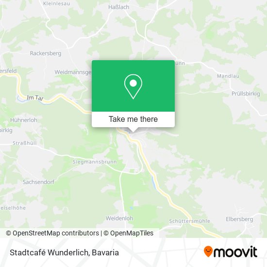 Stadtcafé Wunderlich map