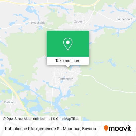 Katholische Pfarrgemeinde St. Mauritius map