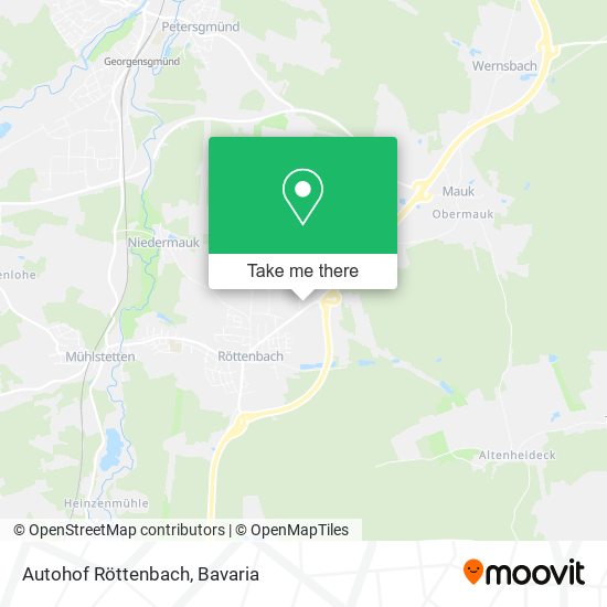 Autohof Röttenbach map