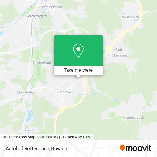 Карта Autohof Röttenbach