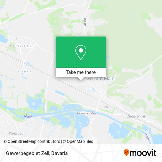 Gewerbegebiet Zeil map